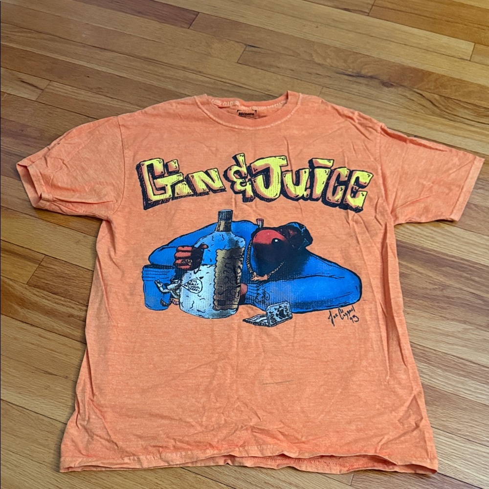 Orange Graphic Tee
